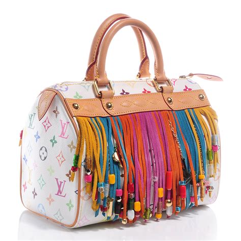 louis vuitton multicolor white